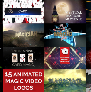 15 Magic Video Logos for Magicians by Wolfgang Riebe mixed media DOWNLOAD