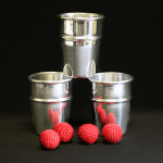aluminum cups and balls