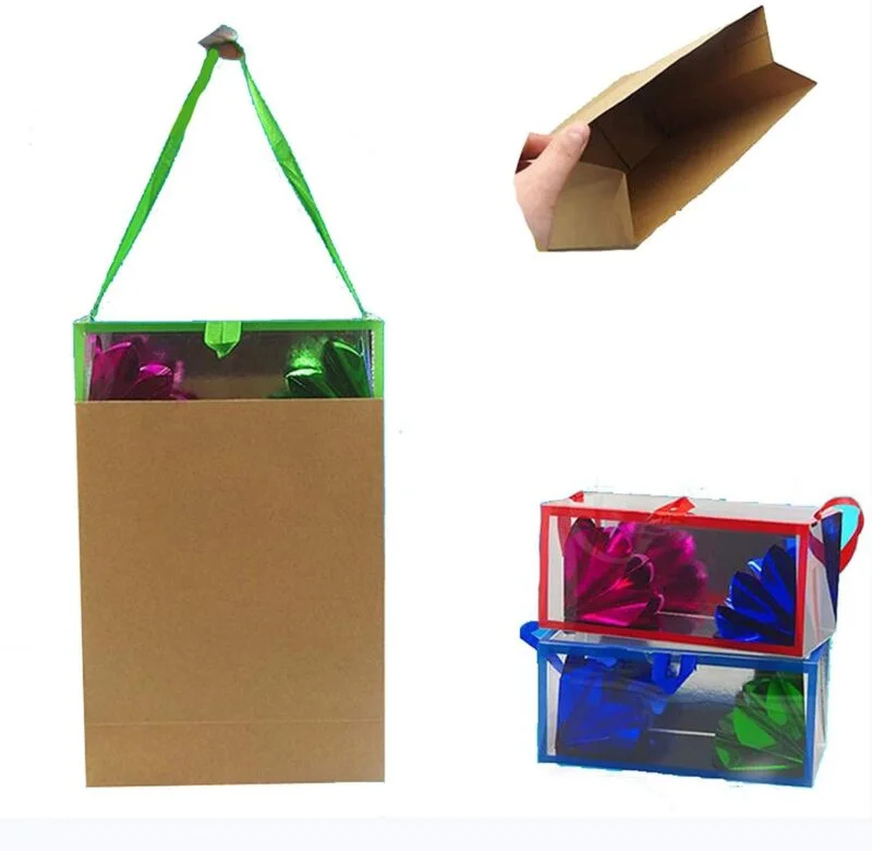 Paper Bag Flower Production 1 paper bag flower production